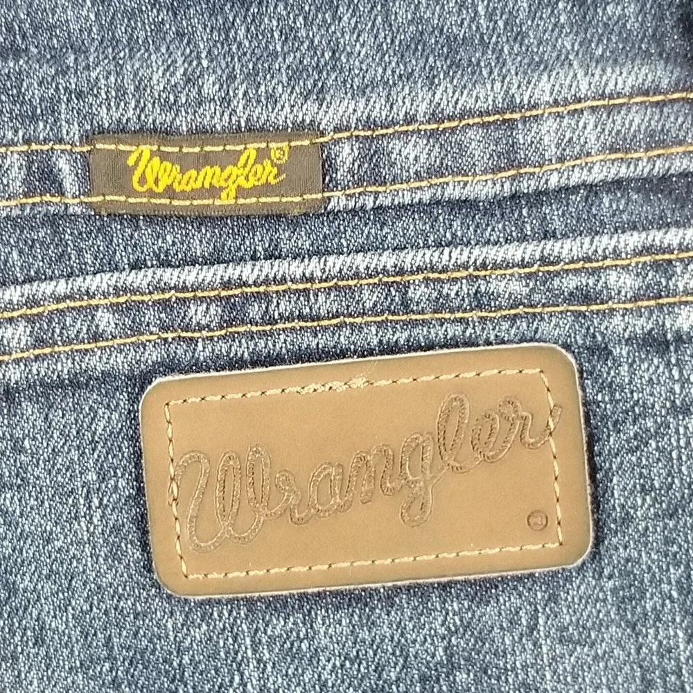 Wrangler jeans men's 40 x 30 Advanced Comfort slim straight Blue denim pants